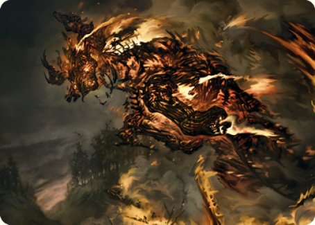 Pyre Spawn Art Card [Innistrad: Crimson Vow Art Series] | Card Citadel