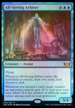All-Seeing Arbiter [Streets of New Capenna Prerelease Promos] | Card Citadel