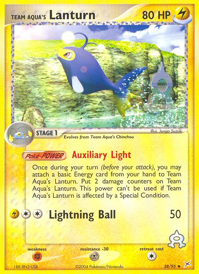 Team Aqua's Lanturn (28/95) [EX: Team Magma vs Team Aqua] | Card Citadel