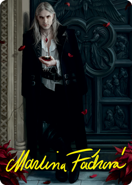 Sorin the Mirthless 1 Art Card (Gold-Stamped Signature) [Innistrad: Crimson Vow Art Series] | Card Citadel