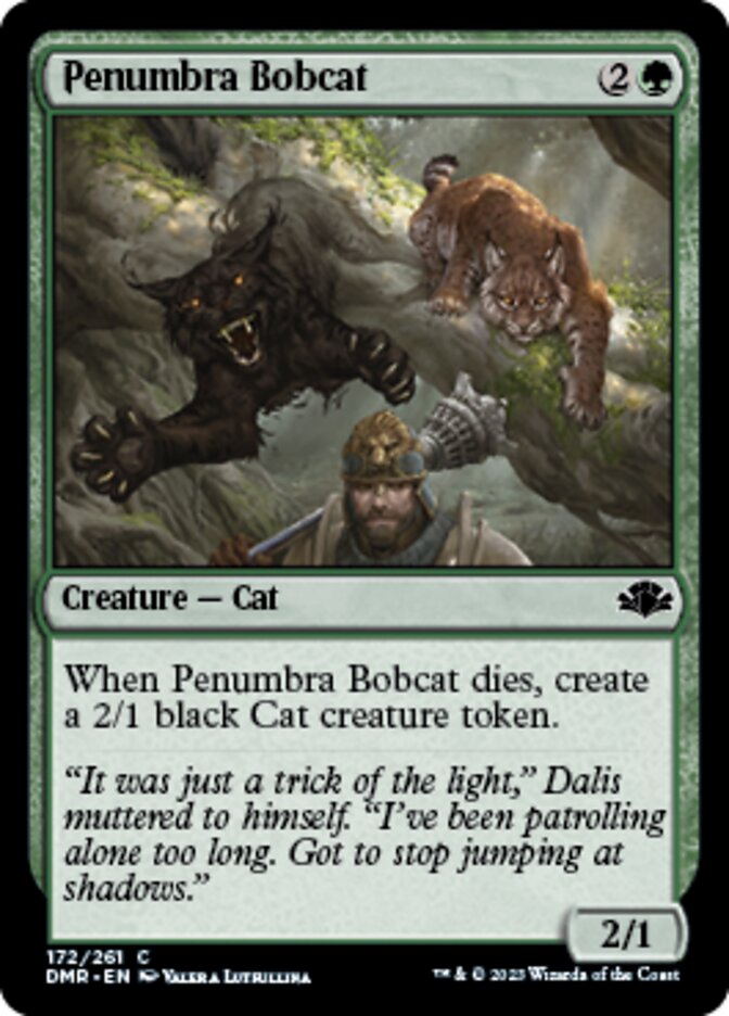 Penumbra Bobcat [Dominaria Remastered] | Card Citadel