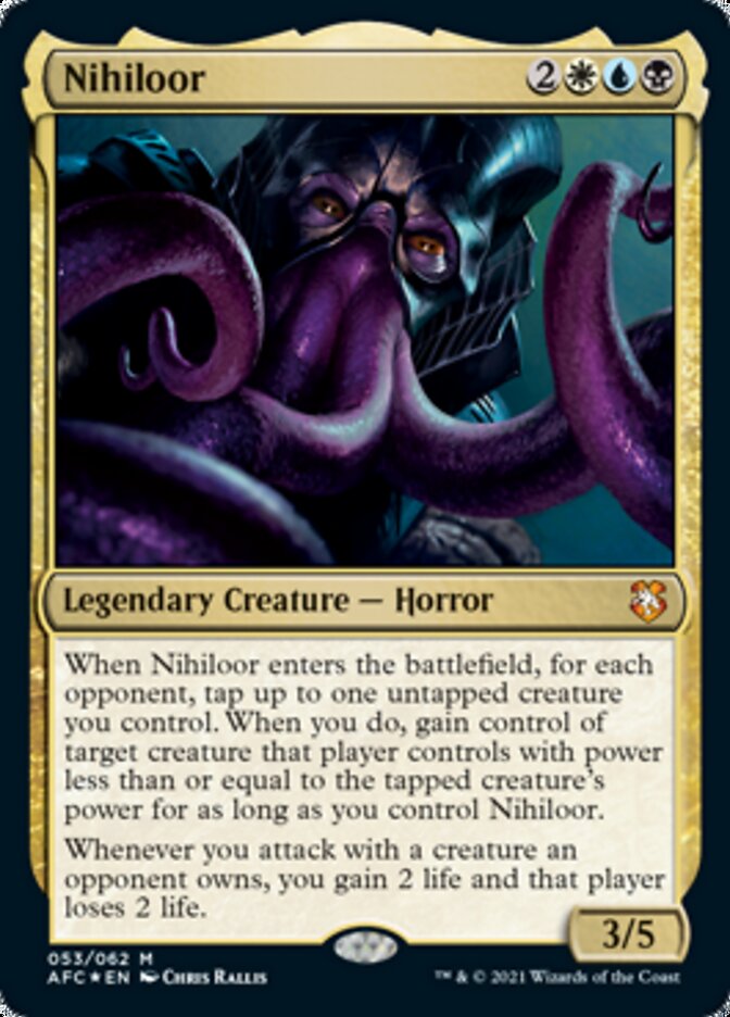 Nihiloor [Dungeons & Dragons: Adventures in the Forgotten Realms Commander] | Card Citadel