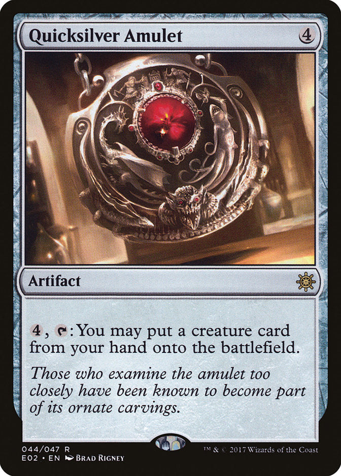 Quicksilver Amulet [Explorers of Ixalan] | Card Citadel