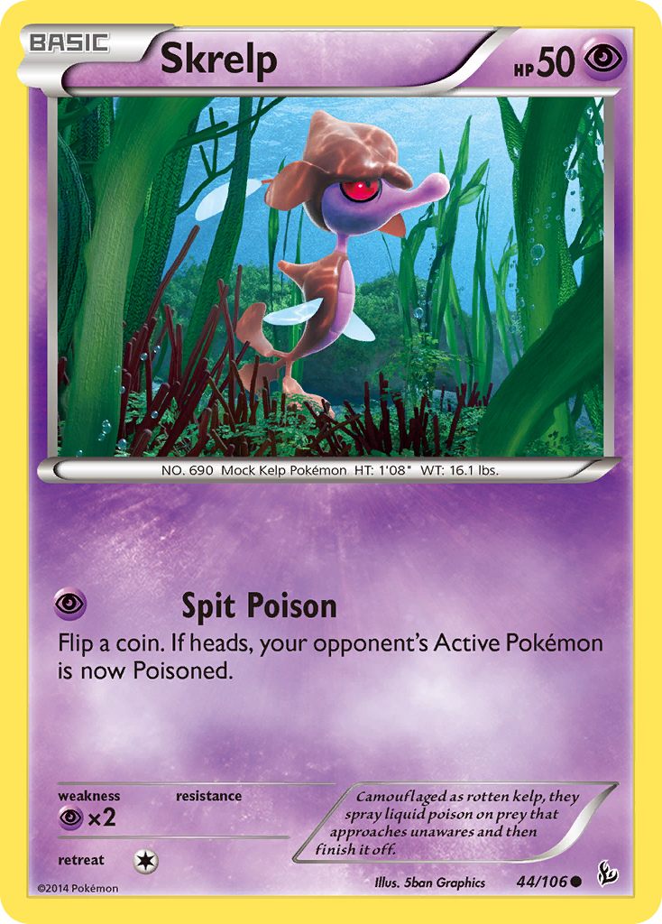 Skrelp (44/106) [XY: Flashfire] | Card Citadel