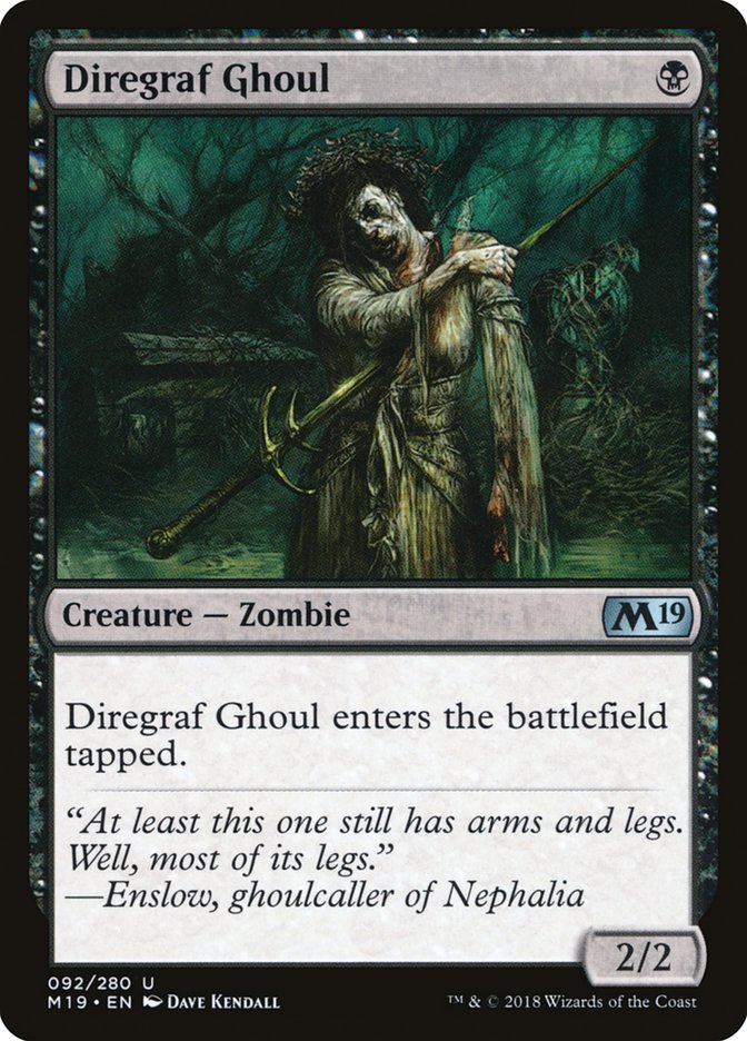 Diregraf Ghoul [Core Set 2019] | Card Citadel