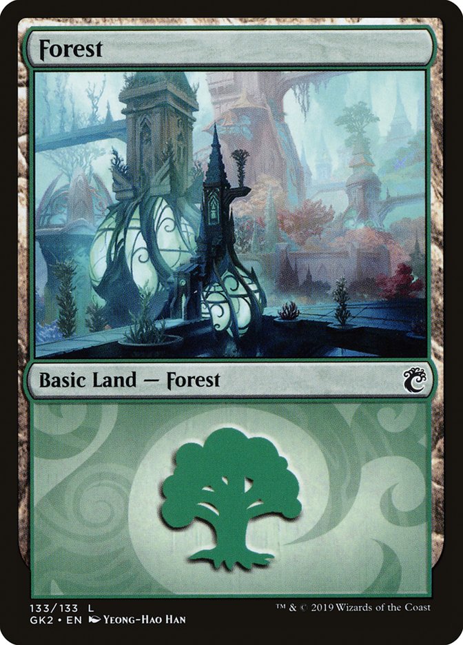 Forest (133) [Ravnica Allegiance Guild Kit] | Card Citadel