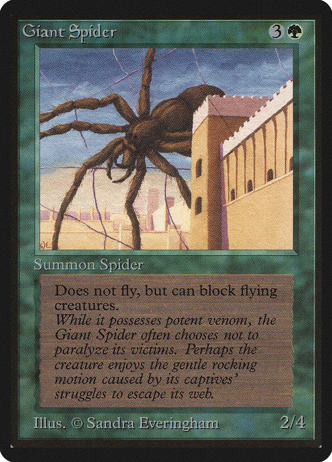 Giant Spider [Limited Edition Beta] | Card Citadel
