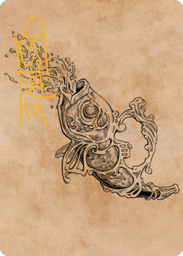 Decanter of Endless Water Art Card (Gold-Stamped Signature) [Commander Legends: Battle for Baldur's Gate Art Series] | Card Citadel