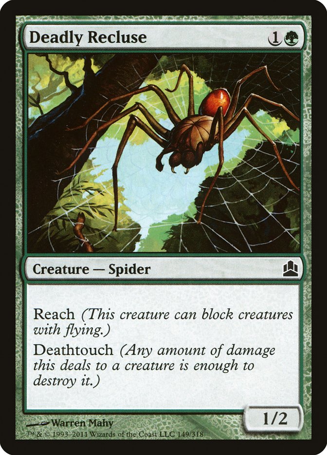 Deadly Recluse [Commander 2011] | Card Citadel