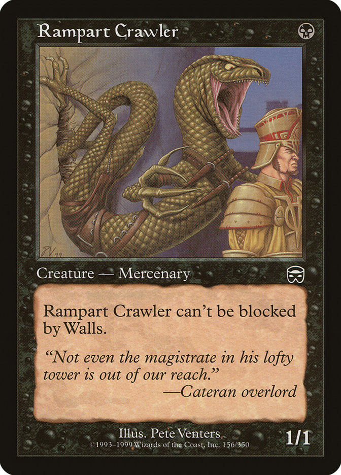 Rampart Crawler [Mercadian Masques] | Card Citadel