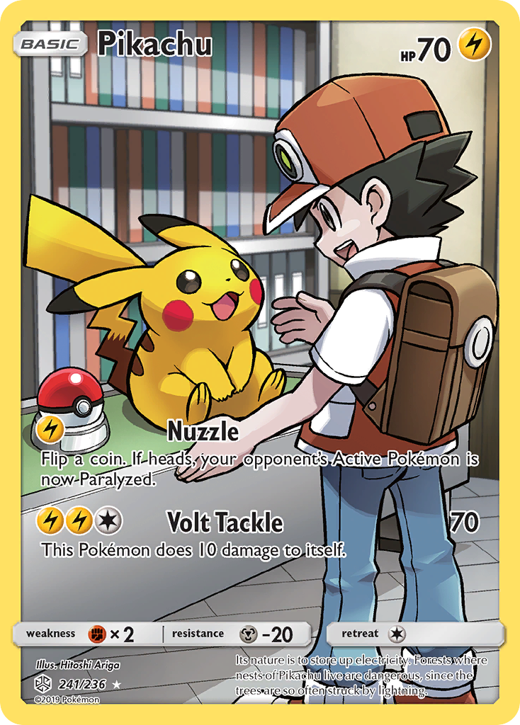 Pikachu (241/236) [Sun & Moon: Cosmic Eclipse] | Card Citadel