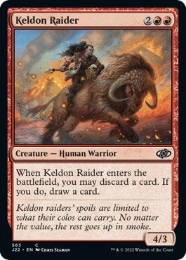 Keldon Raider [Jumpstart 2022] | Card Citadel