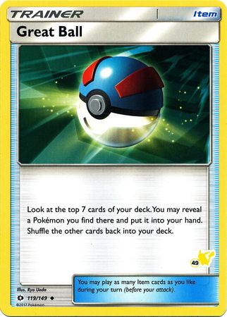 Great Ball (119/149) (Pikachu Stamp #49) [Battle Academy 2020] | Card Citadel