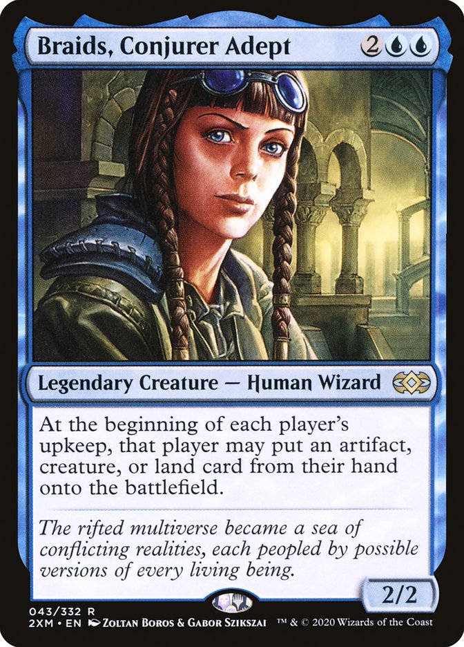 Braids, Conjurer Adept [Double Masters] | Card Citadel