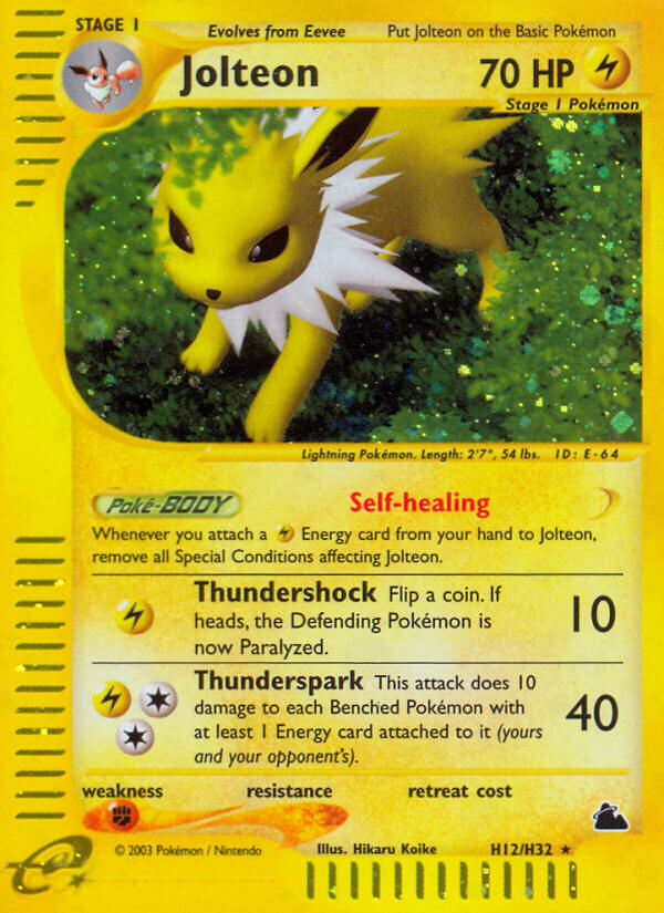 Jolteon (H12/H32) [Skyridge] | Card Citadel