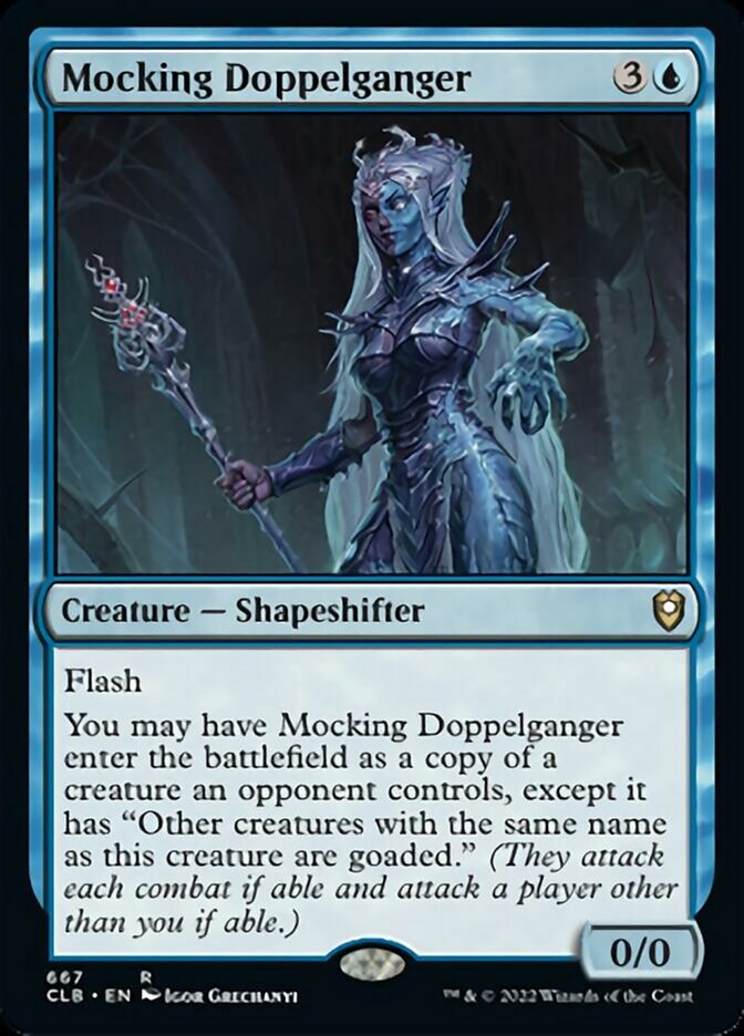 Mocking Doppelganger [Commander Legends: Battle for Baldur's Gate] | Card Citadel