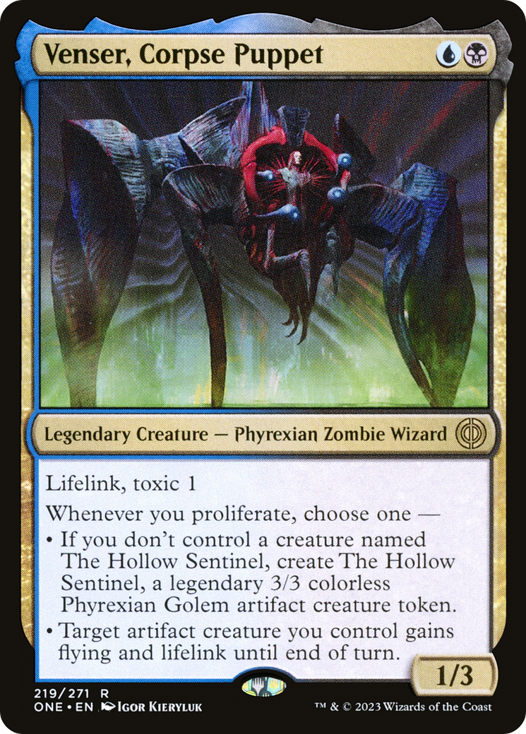 Venser, Corpse Puppet [Phyrexia: All Will Be One] | Card Citadel