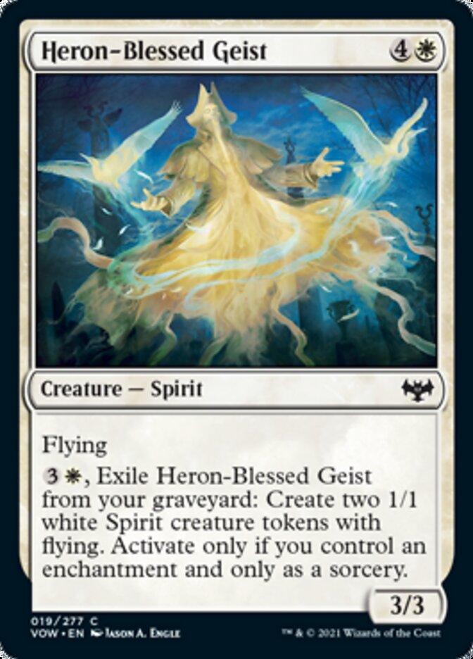 Heron-Blessed Geist [Innistrad: Crimson Vow] | Card Citadel