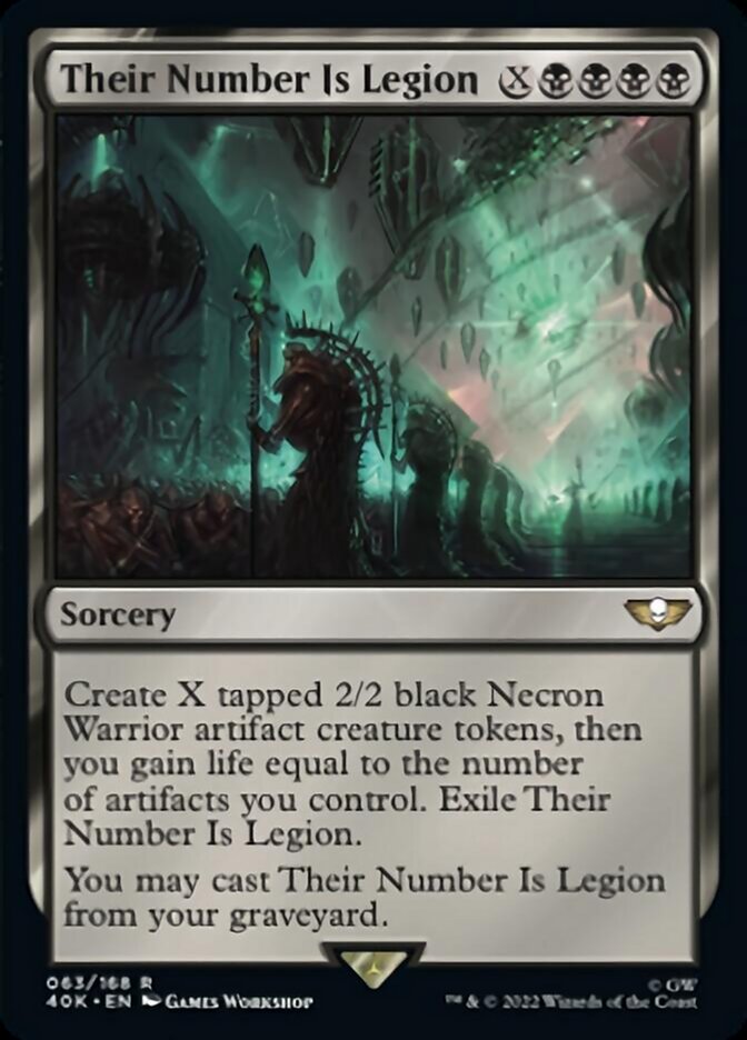 Their Number Is Legion [Universes Beyond: Warhammer 40,000] | Card Citadel