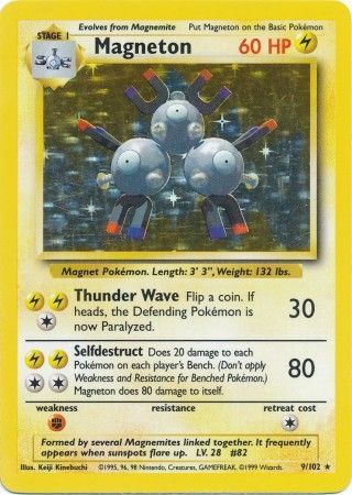 Magneton (9/102) [Base Set Unlimited] | Card Citadel