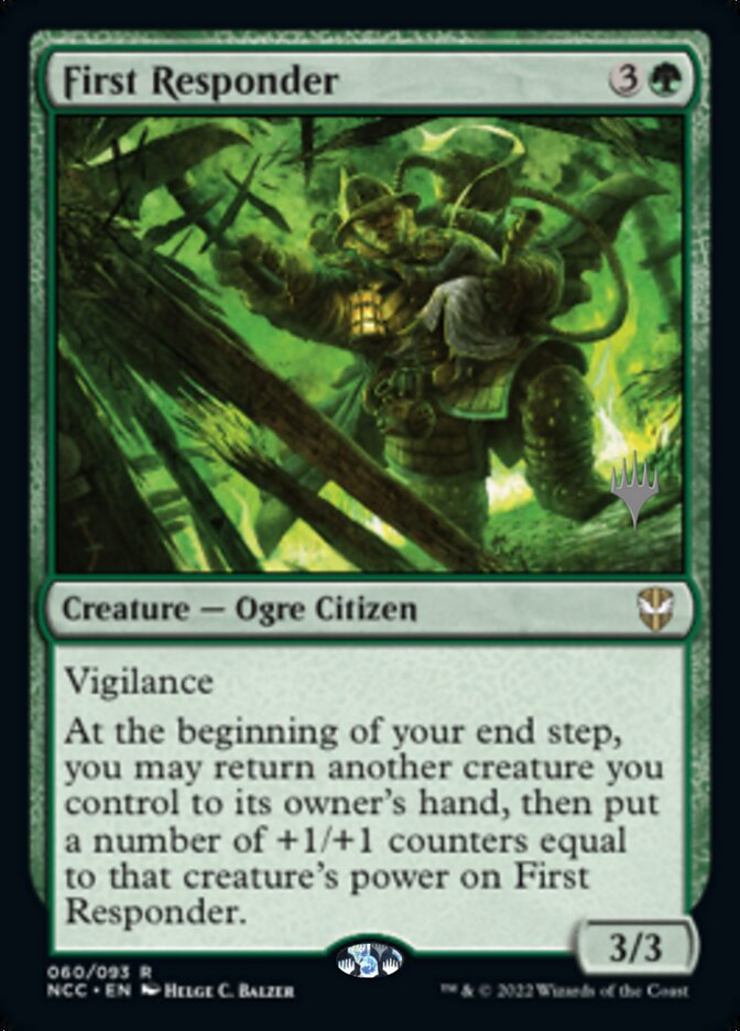 First Responder (Promo Pack) [Streets of New Capenna Commander Promos] | Card Citadel