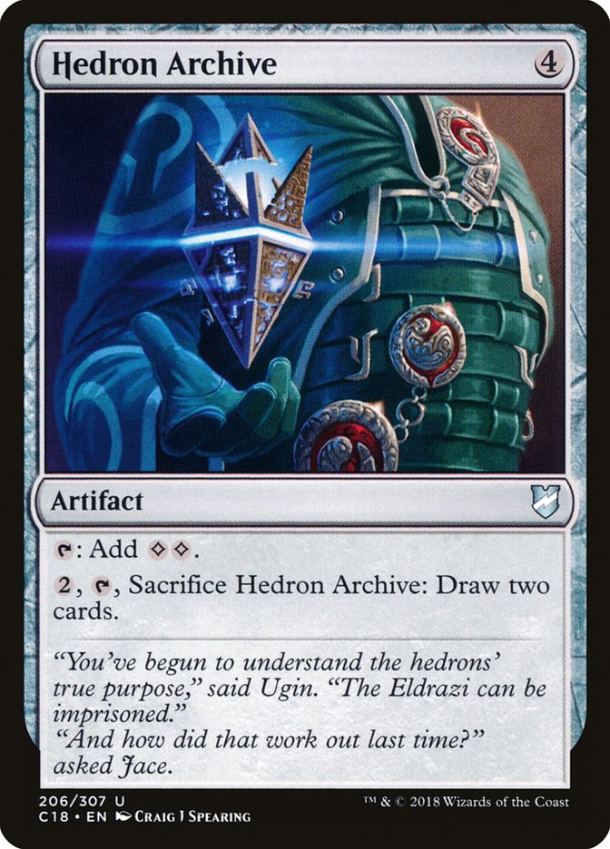 Hedron Archive [Commander 2018] | Card Citadel