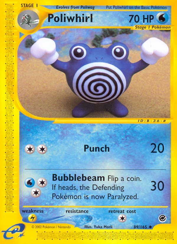 Poliwhirl (89/165) [Expedition: Base Set] | Card Citadel