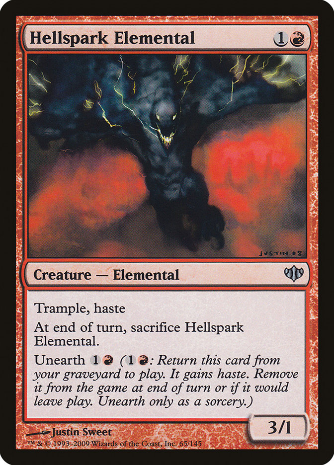 Hellspark Elemental [Conflux] | Card Citadel