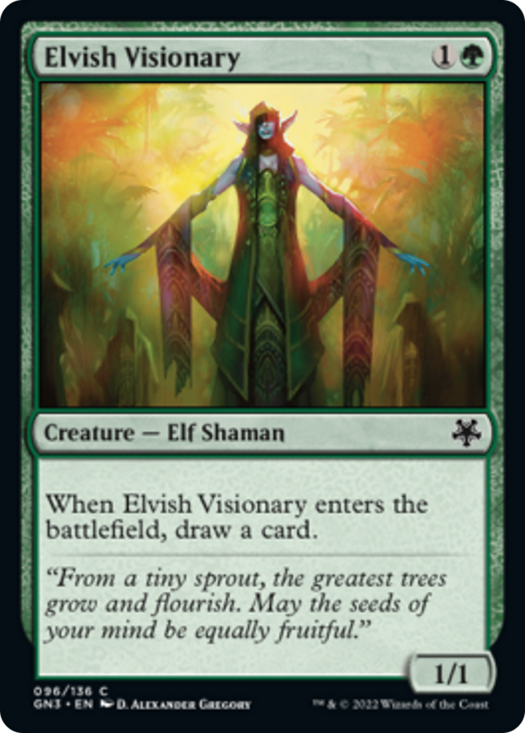 Elvish Visionary [Game Night: Free-for-All] | Card Citadel