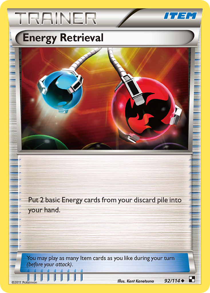 Energy Retrieval (92/114) [Black & White: Base Set] | Card Citadel