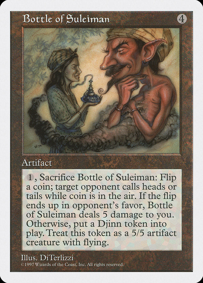 Bottle of Suleiman [Fifth Edition] | Card Citadel