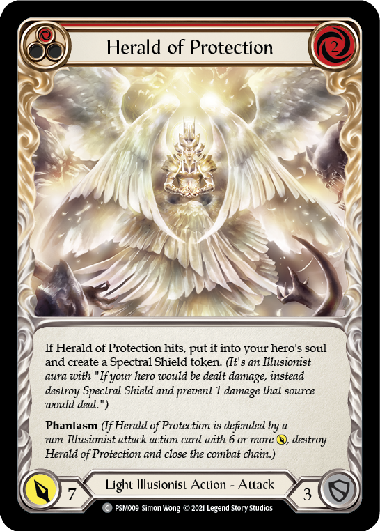Herald of Protection (Red) [PSM009] (Monarch Prism Blitz Deck) | Card Citadel