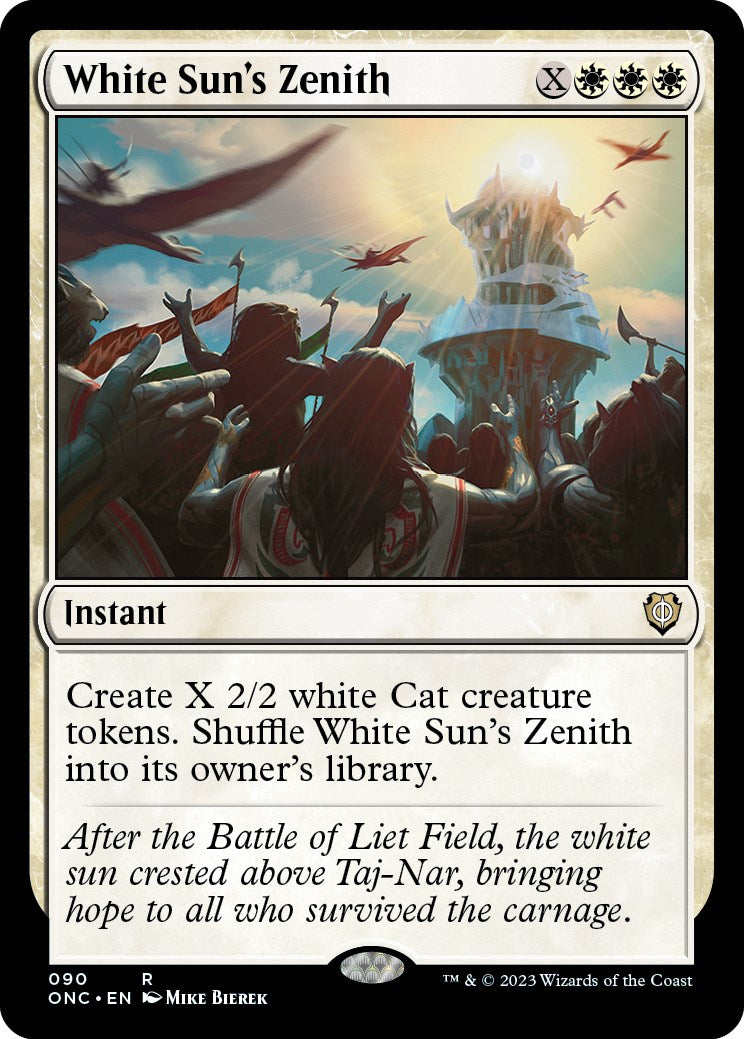 White Sun's Zenith [Phyrexia: All Will Be One Commander] | Card Citadel