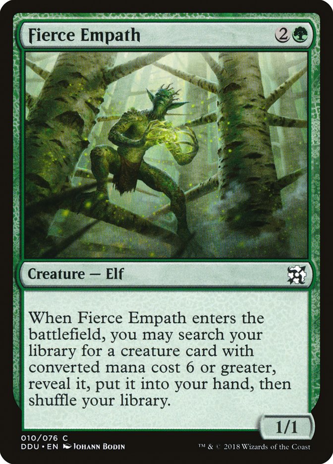 Fierce Empath [Duel Decks: Elves vs. Inventors] | Card Citadel