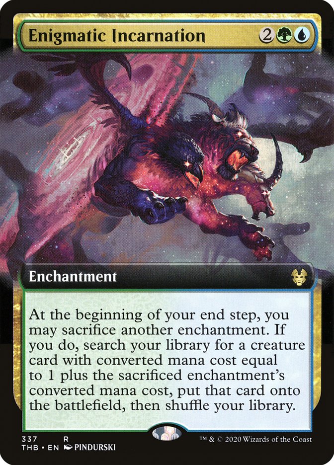 Enigmatic Incarnation (Extended Art) [Theros Beyond Death] | Card Citadel