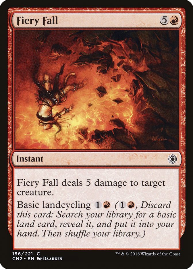 Fiery Fall [Conspiracy: Take the Crown] | Card Citadel