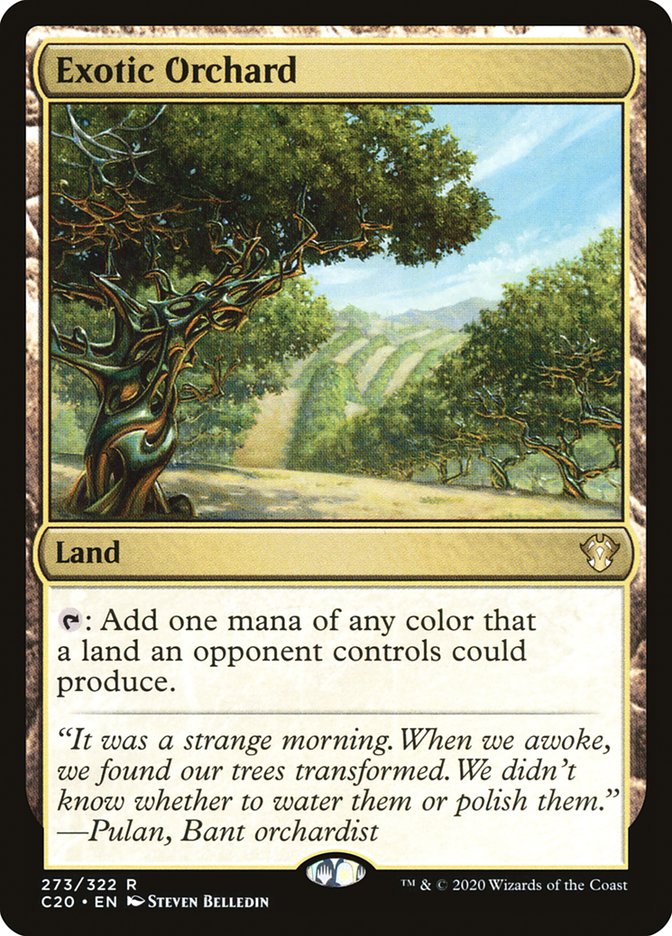 Exotic Orchard [Commander 2020] | Card Citadel