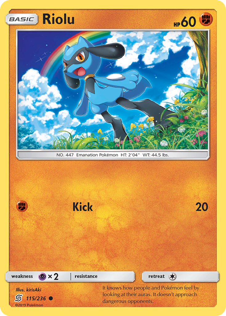 Riolu (115/236) [Sun & Moon: Unified Minds] | Card Citadel