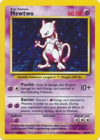 Mewtwo (10/102) [Base Set Unlimited] | Card Citadel