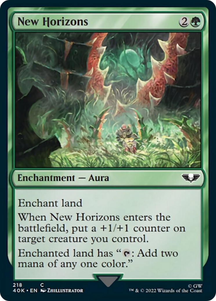 New Horizons (Surge Foil) [Universes Beyond: Warhammer 40,000] | Card Citadel