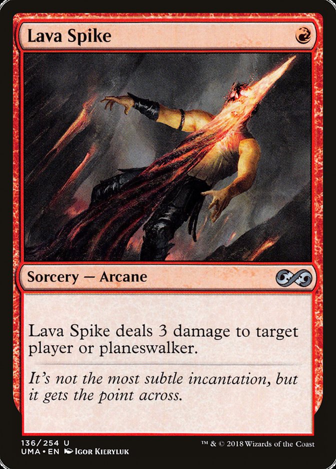 Lava Spike [Ultimate Masters] | Card Citadel