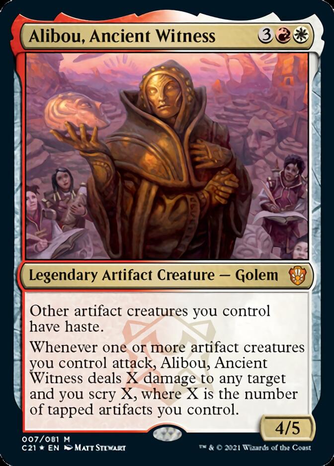 Alibou, Ancient Witness [Commander 2021] | Card Citadel