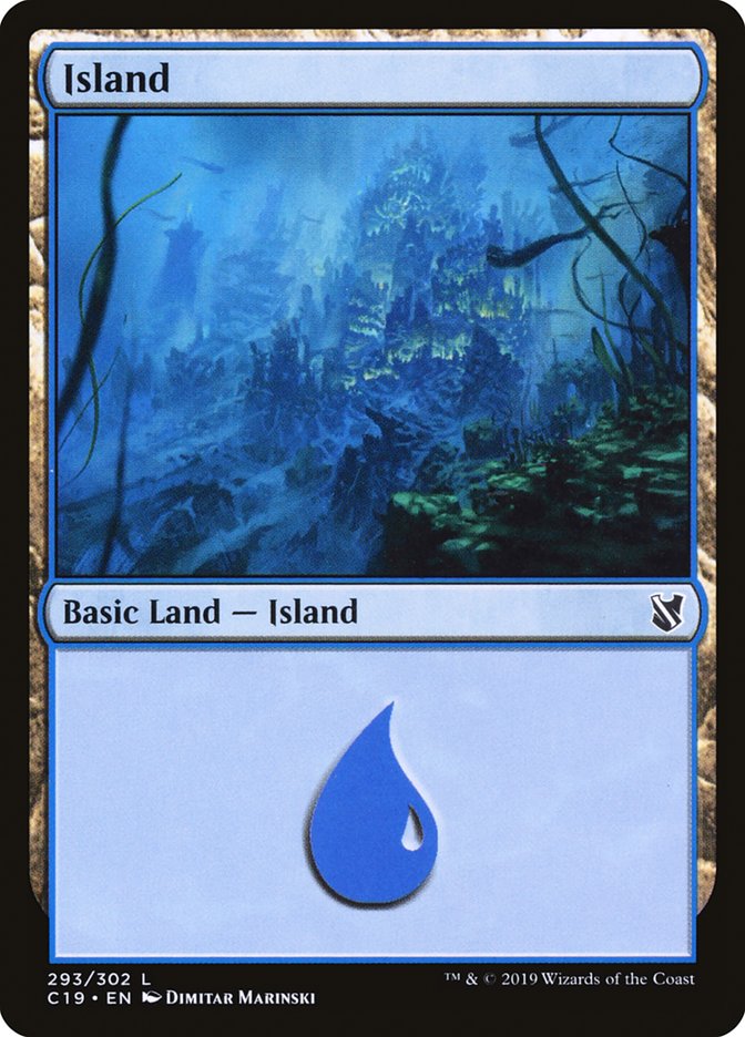 Island (293) [Commander 2019] | Card Citadel