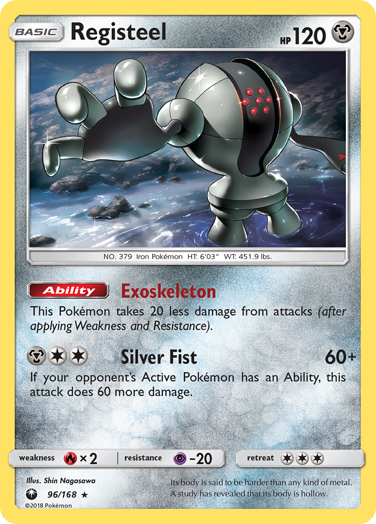 Registeel (96/168) [Sun & Moon: Celestial Storm] | Card Citadel