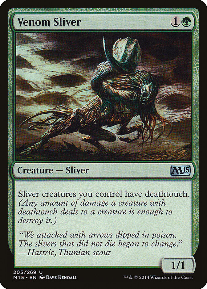 Venom Sliver [Magic 2015] | Card Citadel