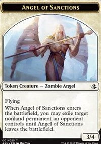 Angel of Sanctions // Drake Token [Amonkhet Tokens] | Card Citadel