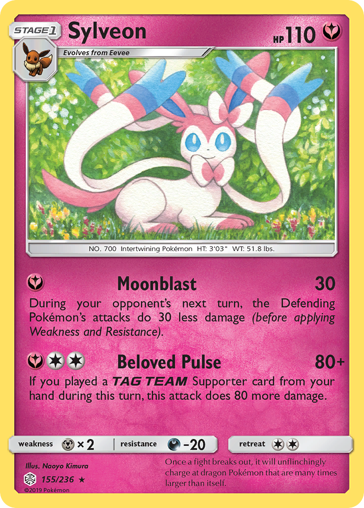 Sylveon (155/236) [Sun & Moon: Cosmic Eclipse] | Card Citadel