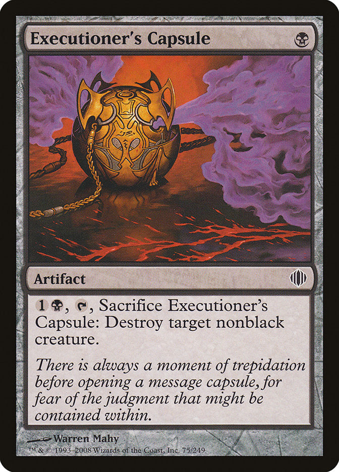 Executioner's Capsule [Shards of Alara] | Card Citadel