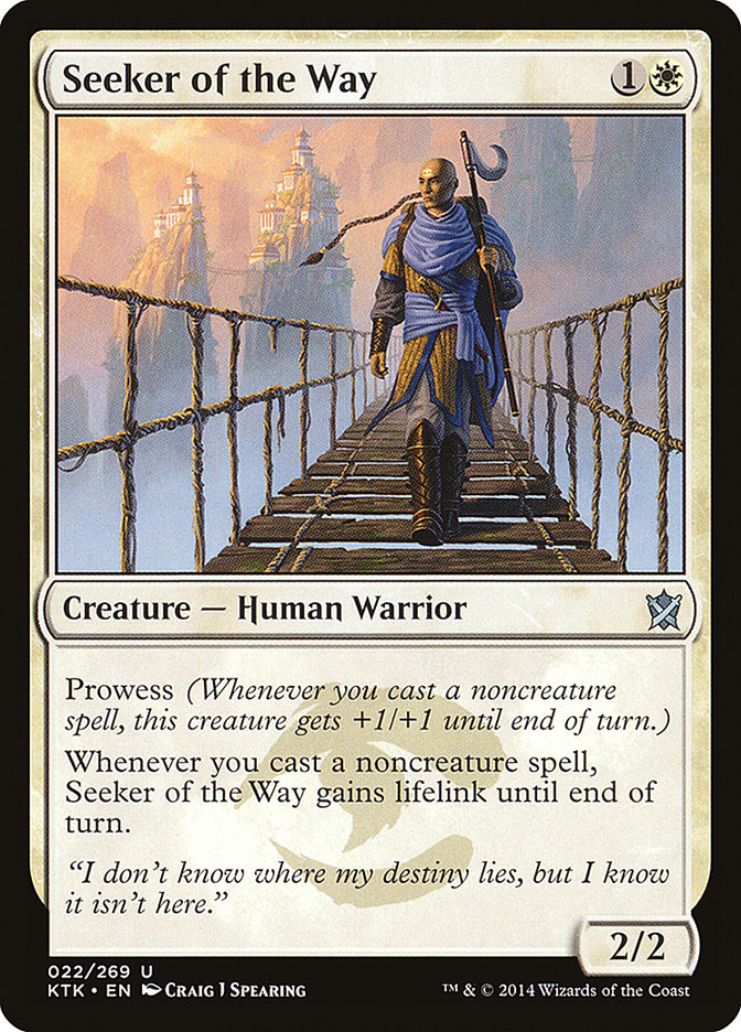 Seeker of the Way [Khans of Tarkir] | Card Citadel