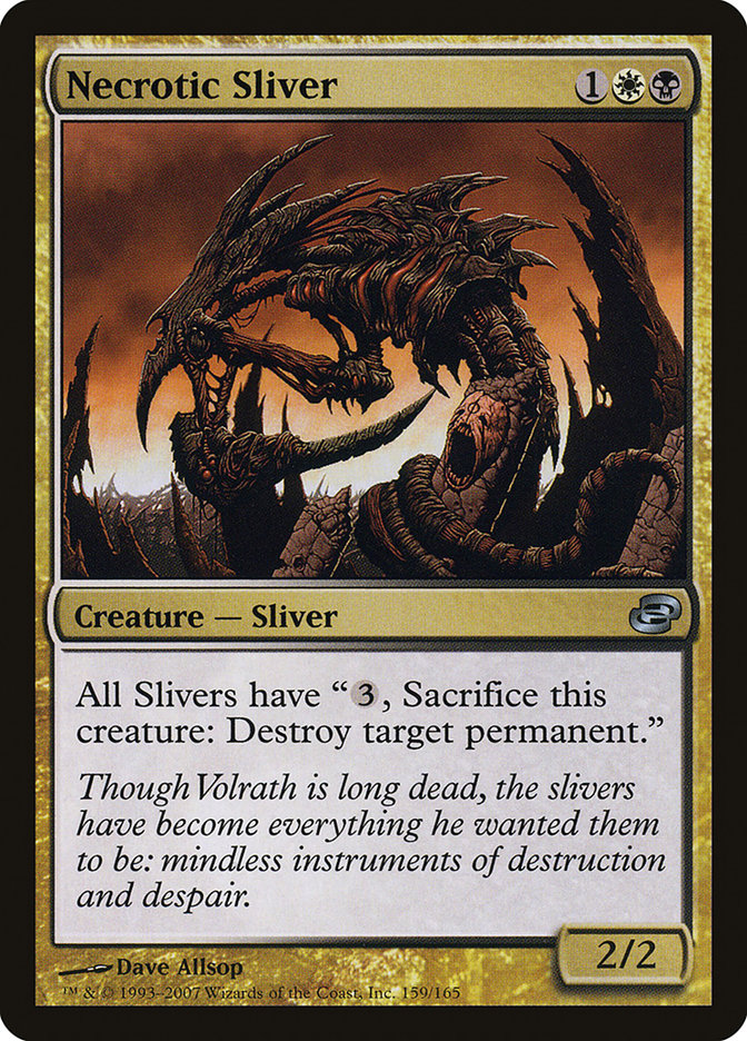 Necrotic Sliver [Planar Chaos] | Card Citadel